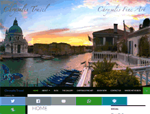Tablet Screenshot of chrysalistravel.com
